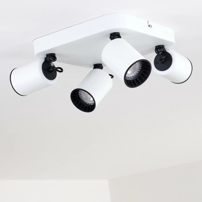 Hofstein Kullaberg Deckenleuchte Weiß, 4-flammig 8 Hofstein Kullaberg Deckenleuchte Weiß, 4-flammig – Bild 8