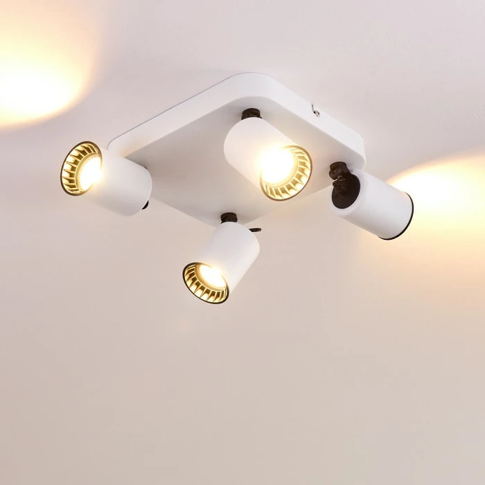 Hofstein Kullaberg Deckenleuchte Weiß, 4-flammig 9 Hofstein Kullaberg Deckenleuchte Weiß, 4-flammig – Bild 9