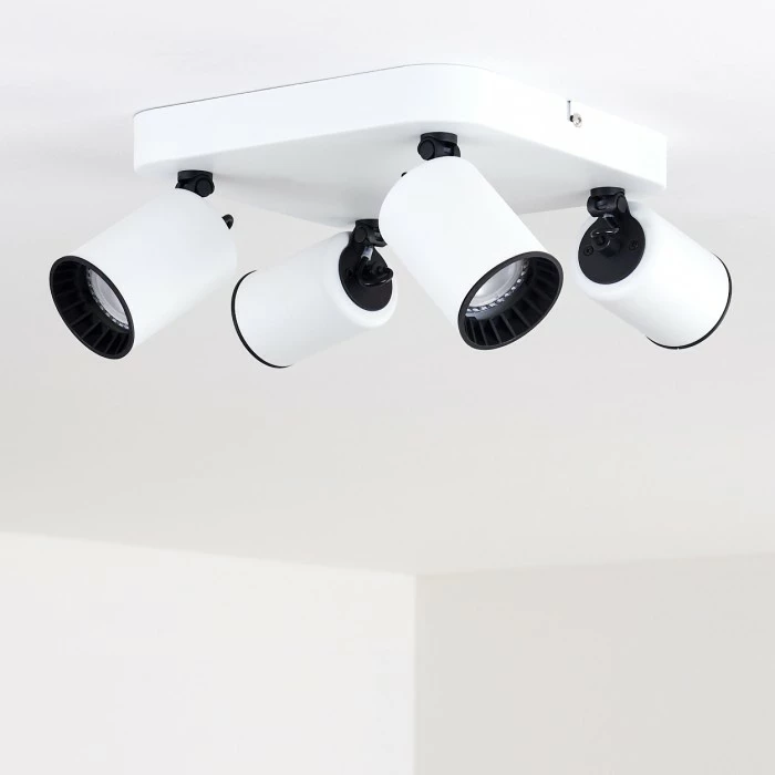 Hofstein Kullaberg Deckenleuchte Weiß, 4-flammig 10 Hofstein Kullaberg Deckenleuchte Weiß, 4-flammig – Bild 10