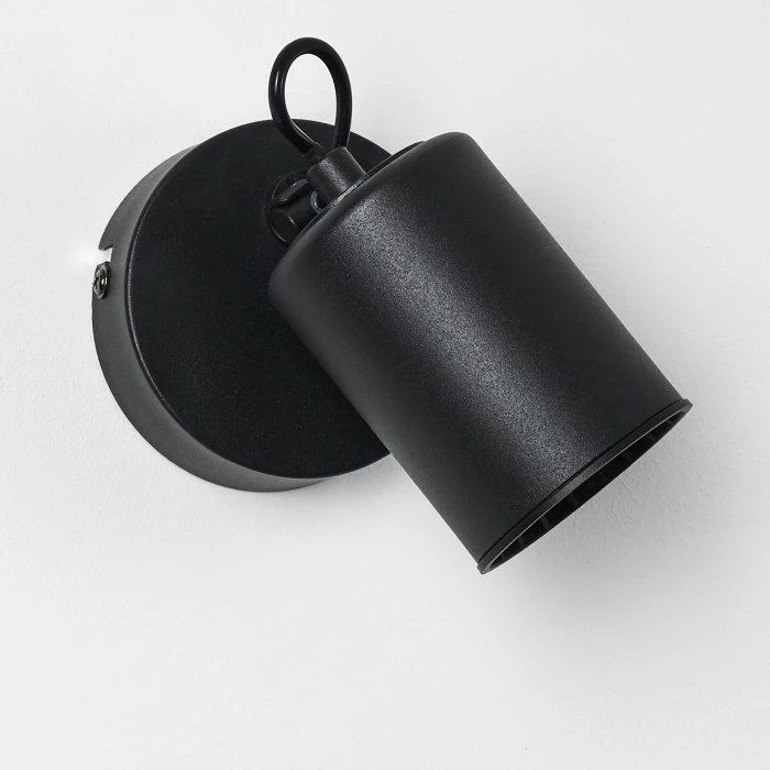 Hofstein Kullaberg Wandleuchte Schwarz, 1-flammig 11 Hofstein Kullaberg Wandleuchte Schwarz, 1-flammig – Bild 11