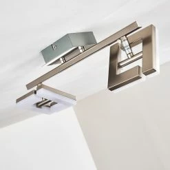 Hofstein Lago Deckenspot LED Nickel-Matt, 2-flammig -Bürolampen Verkäufe lago deckenspot h3010075 do4 10