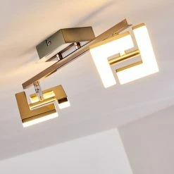 Hofstein Lago Deckenspot LED Nickel-Matt, 2-flammig -Bürolampen Verkäufe lago deckenspot h3010075 do4 3