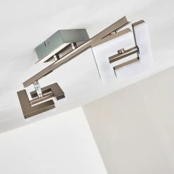 Hofstein Lago Deckenspot LED Nickel-Matt, 2-flammig -Bürolampen Verkäufe lago deckenspot h3010075 do4 4