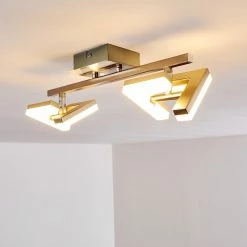 Hofstein Lago Deckenspot LED Nickel-Matt, 2-flammig -Bürolampen Verkäufe lago deckenspot h3010075 do4 6