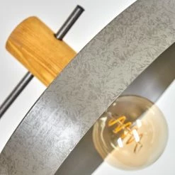 Hofstein Lakewood Stehleuchte Nickel-Matt, Dunkelbraun, 1-flammig -Bürolampen Verkäufe lakewood stehleuchte h3443903 2
