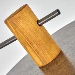 Hofstein Lakewood Stehleuchte Nickel-Matt, Dunkelbraun, 1-flammig -Bürolampen Verkäufe lakewood stehleuchte h3443903 5