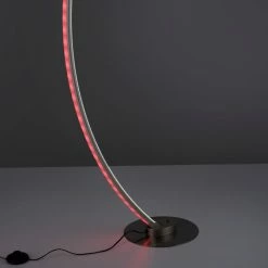 Leuchten Direkt ALINA Stehleuchte LED Stahl gebürstet, 1-flammig, Fernbedienung, Farbwechsler -Bürolampen Verkäufe leuchten direkt alina stehleuchte 11254 55 3