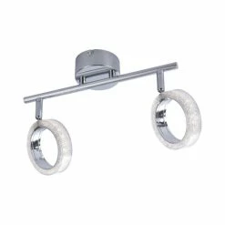 Leuchten Direkt ANGELO Deckenleuchte LED Chrom, 2-flammig 5 Leuchten Direkt ANGELO Deckenleuchte LED Chrom, 2-flammig -Bürolampen Verkäufe leuchten direkt angelo deckenleuchte 10402 17 2