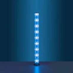 Leuchten Direkt BINGO Stehleuchte LED Chrom, 1-flammig, Fernbedienung, Farbwechsler -Bürolampen Verkäufe leuchten direkt bingo stehleuchte 85117 17 5