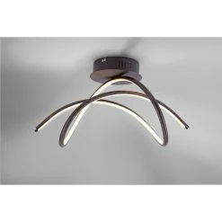 Leuchten Direkt Deckenleuchte VIOLETTA LED Rostfarben, 1-flammig