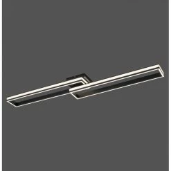 Leuchten Direkt ELIS Deckenleuchte LED Schwarz, 2-flammig, Fernbedienung -Bürolampen Verkäufe leuchten direkt elis deckenleuchte 14701 18 9