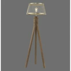 Leuchten Direkt FREDERIK Stehleuchte Holz dunkel, 1-flammig -Bürolampen Verkäufe leuchten direkt frederik stehleuchte 11424 60 2