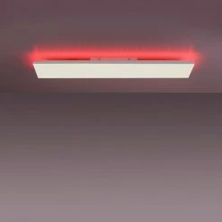 Leuchten Direkt GUSTAV Deckenleuchte LED Weiß, 1-flammig, Fernbedienung, Farbwechsler -Bürolampen Verkäufe leuchten direkt gustav deckenleuchte 15601 16 14