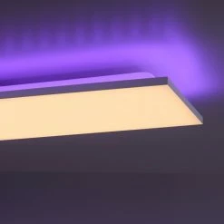 Leuchten Direkt GUSTAV Deckenleuchte LED Weiß, 1-flammig, Fernbedienung, Farbwechsler -Bürolampen Verkäufe leuchten direkt gustav deckenleuchte 15601 16 6