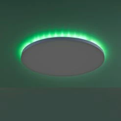 Leuchten Direkt GUSTAV Deckenleuchte LED Weiß, 1-flammig, Fernbedienung, Farbwechsler -Bürolampen Verkäufe leuchten direkt gustav deckenleuchte 15602 16 9