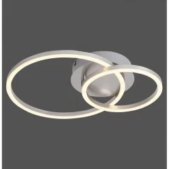 Leuchten Direkt IVANKA Deckenleuchte LED Stahl gebürstet, 1-flammig -Bürolampen Verkäufe leuchten direkt ivanka deckenleuchte 14021 55 7