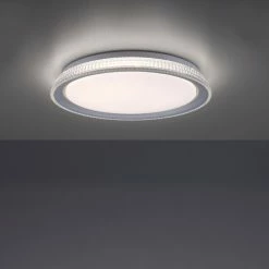 Leuchten Direkt KARI Deckenleuchte LED Silber, 1-flammig -Bürolampen Verkäufe leuchten direkt kari deckenleuchte 14358 21 4