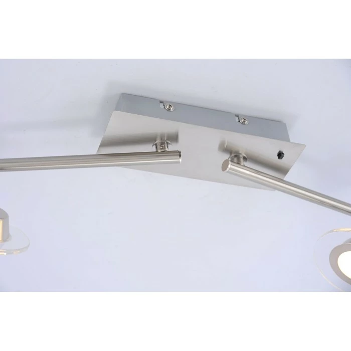 Leuchten Direkt LOLA-MIKE Deckenleuchte LED Edelstahl, 4-flammig, Fernbedienung, Farbwechsler 5 Leuchten Direkt LOLA-MIKE Deckenleuchte LED Edelstahl, 4-flammig, Fernbedienung, Farbwechsler – Bild 5