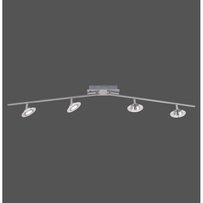 Leuchten Direkt LOLA-MIKE Deckenleuchte LED Edelstahl, 4-flammig, Fernbedienung, Farbwechsler 7 Leuchten Direkt LOLA-MIKE Deckenleuchte LED Edelstahl, 4-flammig, Fernbedienung, Farbwechsler – Bild 7