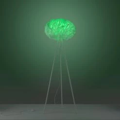 Leuchten Direkt LOLASMART-NAOMI Stehleuchte LED Weiß, 1-flammig, Fernbedienung -Bürolampen Verkäufe leuchten direkt lolasmart naomi stehleuchte 11212 16 11