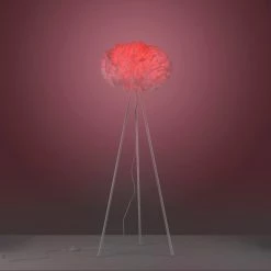 Leuchten Direkt LOLASMART-NAOMI Stehleuchte LED Weiß, 1-flammig, Fernbedienung -Bürolampen Verkäufe leuchten direkt lolasmart naomi stehleuchte 11212 16 12