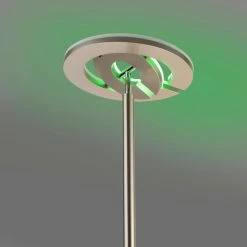 Leuchten Direkt LOLAsmart-ROCCO Stehleuchte LED Stahl gebürstet, 1-flammig, Fernbedienung -Bürolampen Verkäufe leuchten direkt lolasmart rocco stehleuchte 11858 55 3