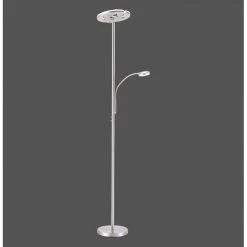 Leuchten Direkt LOLAsmart-ROCCO Stehleuchte LED Stahl gebürstet, 1-flammig, Fernbedienung -Bürolampen Verkäufe leuchten direkt lolasmart rocco stehleuchte 11858 55 6