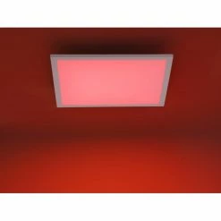Leuchten Direkt Ls-FLAT Deckenpanel LED Weiß, 1-flammig, Fernbedienung, Farbwechsler -Bürolampen Verkäufe leuchten direkt ls flat deckenpanel 14681 16 12