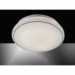 Leuchten Direkt Ls-JUPI Deckenleuchte LED Weiß, 1-flammig, Fernbedienung, Farbwechsler -Bürolampen Verkäufe leuchten direkt ls jupi deckenleuchte 14742 16 3