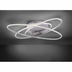 Leuchten Direkt MALIK Deckenleuchte LED Edelstahl, 1-flammig, Fernbedienung -Bürolampen Verkäufe leuchten direkt malik deckenleuchte 11535 55 4