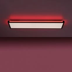 Leuchten Direkt MARIO Deckenleuchte LED Schwarz, 1-flammig, Fernbedienung, Farbwechsler -Bürolampen Verkäufe leuchten direkt mario deckenleuchte 11622 18 11