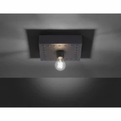 Hofstein Leuchten Direkt SAMIA Deckenleuchte Schwarz, 1-flammig -Bürolampen Verkäufe leuchten direkt samia deckenleuchte 11917 18 4