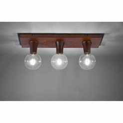 Leuchten Direkt TURN ME Deckenleuchte Rostfarben, 3-flammig -Bürolampen Verkäufe leuchten direkt turn me deckenleuchte 14780 48 4