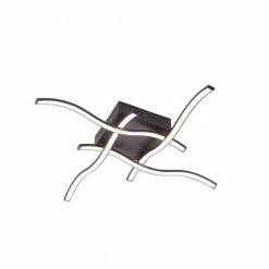 Leuchten Direkt WAVE Deckenleuchte LED Schwarz, 4-flammig -Bürolampen Verkäufe leuchten direkt wave deckenleuchte 15131 18 3