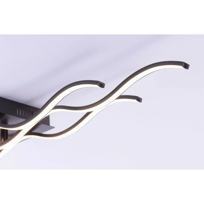Leuchten Direkt Wave Deckenleuchte LED Schwarz, 3-flammig 5 Leuchten Direkt Wave Deckenleuchte LED Schwarz, 3-flammig – Bild 5