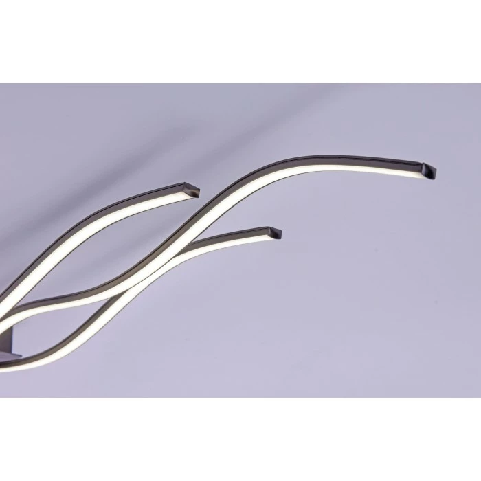 Leuchten Direkt WAVE Deckenleuchte LED Schwarz, 3-flammig 4 Leuchten Direkt WAVE Deckenleuchte LED Schwarz, 3-flammig – Bild 4