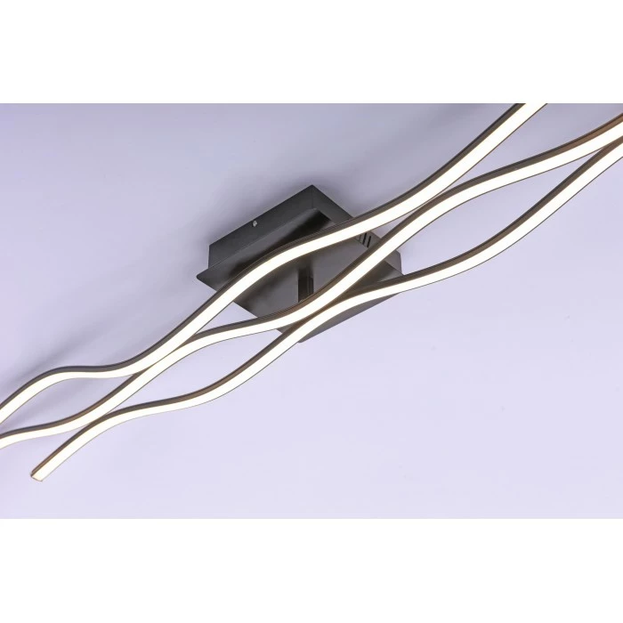 Leuchten Direkt WAVE Deckenleuchte LED Schwarz, 3-flammig 5 Leuchten Direkt WAVE Deckenleuchte LED Schwarz, 3-flammig – Bild 5