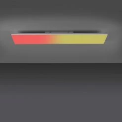 Leuchten Direkt YUKON Deckenleuchte LED Weiß, 1-flammig, Fernbedienung, Farbwechsler -Bürolampen Verkäufe leuchten direkt yukon deckenleuchte 15621 16 4