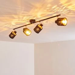 Hofstein Liared Deckenleuchte Schwarz, 4-flammig -Bürolampen Verkäufe liared deckenleuchte h3161753 do1 8