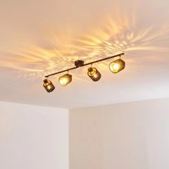 Hofstein Liared Deckenleuchte Schwarz, 4-flammig -Bürolampen Verkäufe liared deckenleuchte h3161753 do1 9