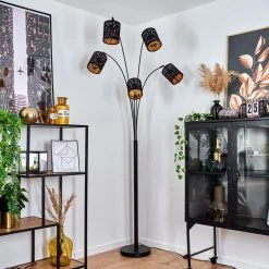 Hofstein Liared Stehleuchte Schwarz, 5-flammig -Bürolampen Verkäufe liared stehleuchte h3388006 1