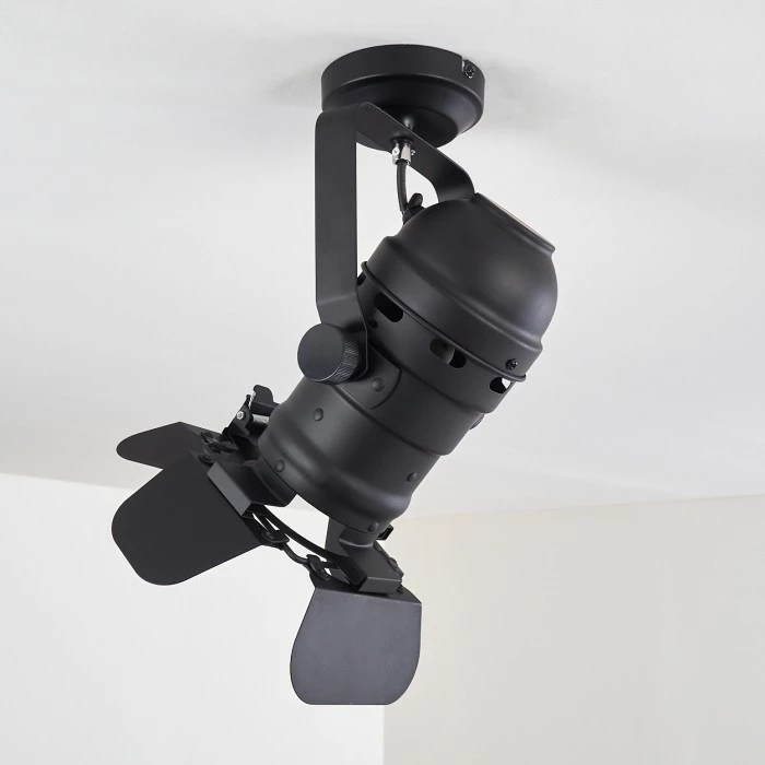 Hofstein Lichinga Deckenleuchte Schwarz, 1-flammig 17 Hofstein Lichinga Deckenleuchte Schwarz, 1-flammig – Bild 17