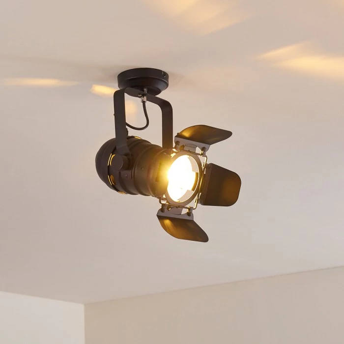 Hofstein Lichinga Deckenleuchte Schwarz, 1-flammig 18 Hofstein Lichinga Deckenleuchte Schwarz, 1-flammig – Bild 18