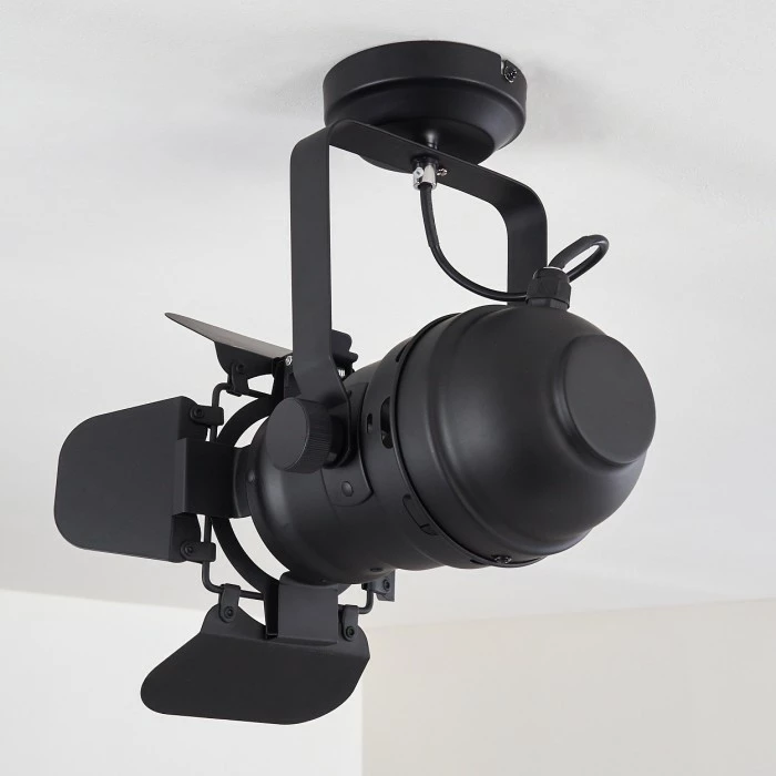 Hofstein Lichinga Deckenleuchte Schwarz, 1-flammig 21 Hofstein Lichinga Deckenleuchte Schwarz, 1-flammig – Bild 21