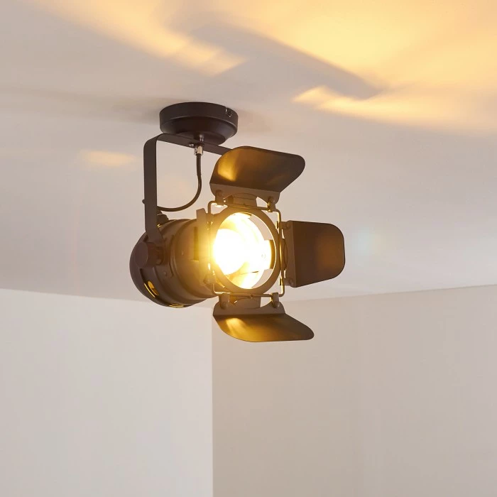 Hofstein Lichinga Deckenleuchte Schwarz, 1-flammig 23 Hofstein Lichinga Deckenleuchte Schwarz, 1-flammig – Bild 23