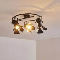 Hofstein Lichinga Deckenleuchte Schwarz, 3-flammig 27 Hofstein Lichinga Deckenleuchte Schwarz, 3-flammig -Bürolampen Verkäufe lichinga deckenleuchte h3351833 10