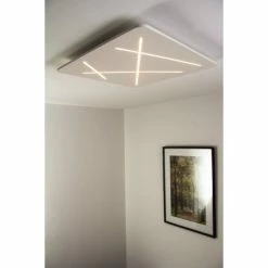 Linea Light Next Deckenleuchte LED Weiß, 1-flammig -Bürolampen Verkäufe linea light next deckenleuchte 7441 9