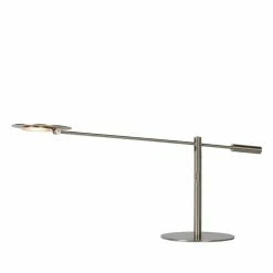 Lucide ANSELMO Schreibtischlampe LED Chrom, 1-flammig -Bürolampen Verkäufe lucide anselmo schreibtischlampe 19666 09 12 5