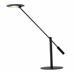 Lucide ANSELMO Schreibtischlampe LED Schwarz, 1-flammig -Bürolampen Verkäufe lucide anselmo schreibtischlampe 19666 09 30 4