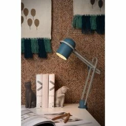 Lucide BASTIN Klemmleuchte Blau, Grau, 1-flammig -Bürolampen Verkäufe lucide bastin klemmleuchte 05535 01 35 2